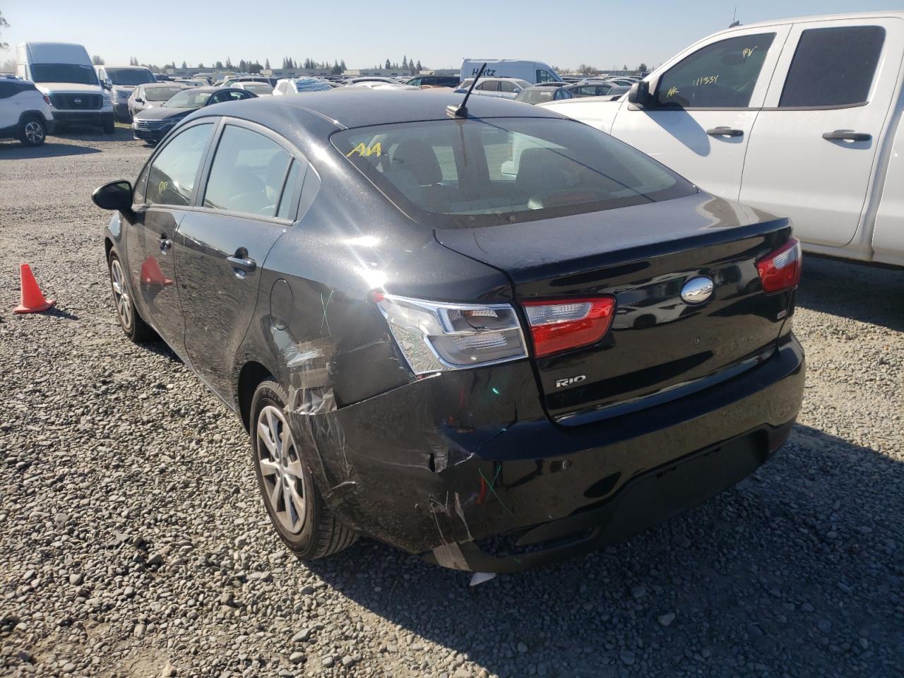 Photo 3 from auction – 2013 KIA RIO LX with VIN KNADM4A37D6288931