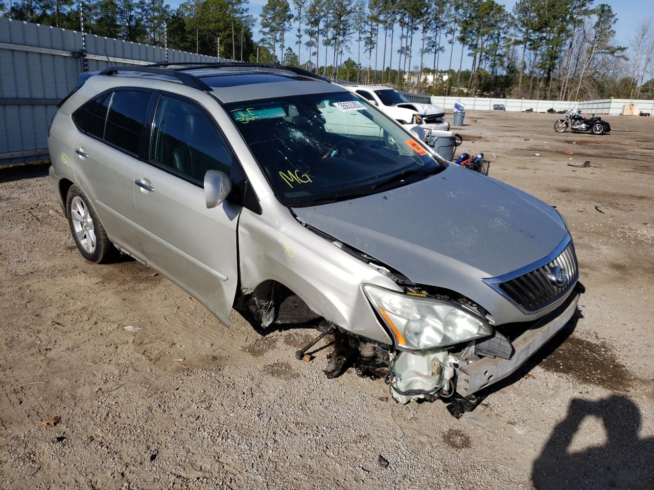 LEXUS RX 350 2008 with VIN 2T2HK31U98C072442 - Photo from auction