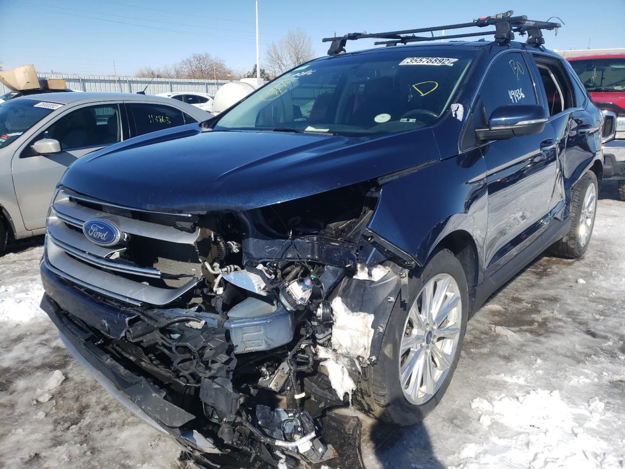 Photo 2 from auction – 2017 FORD EDGE TITAN with VIN 2FMPK4K94HBB16657