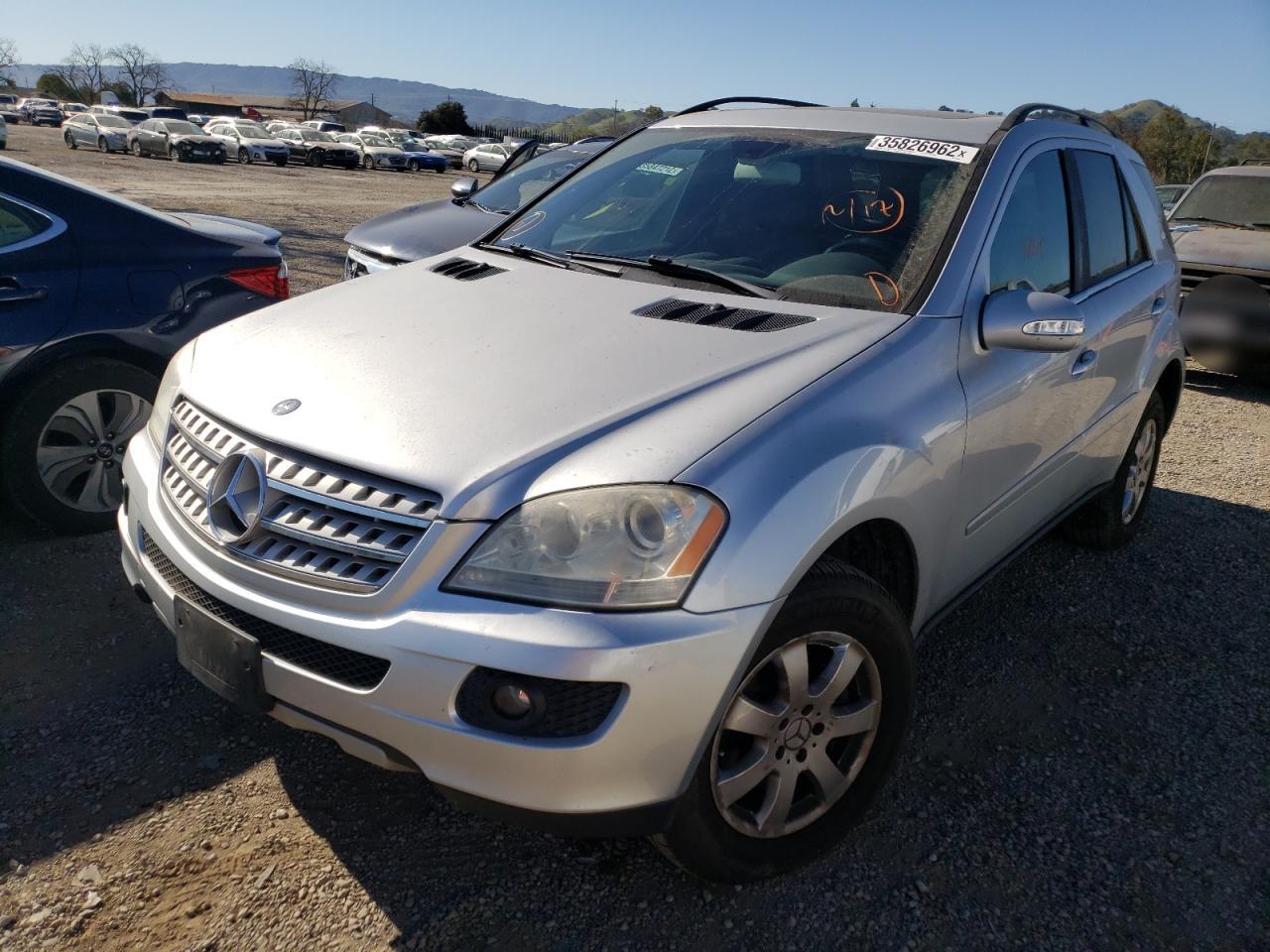 Photo 2 from auction – 2007 MERCEDES-BENZ ML 350 with VIN 4JGBB86E57A217855