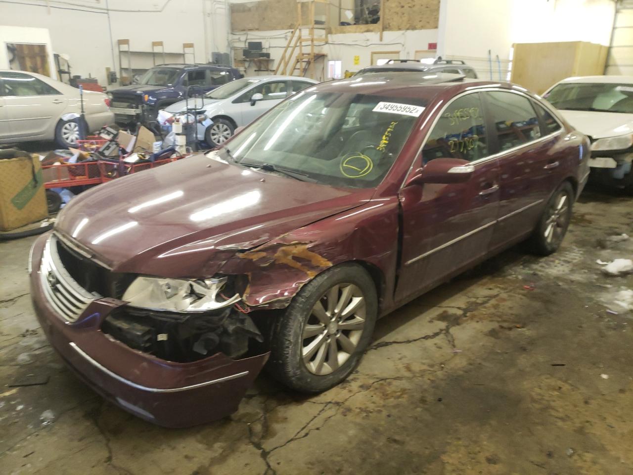 Photo 2 from auction – 2009 HYUNDAI AZERA SE with VIN KMHFC46F69A343323