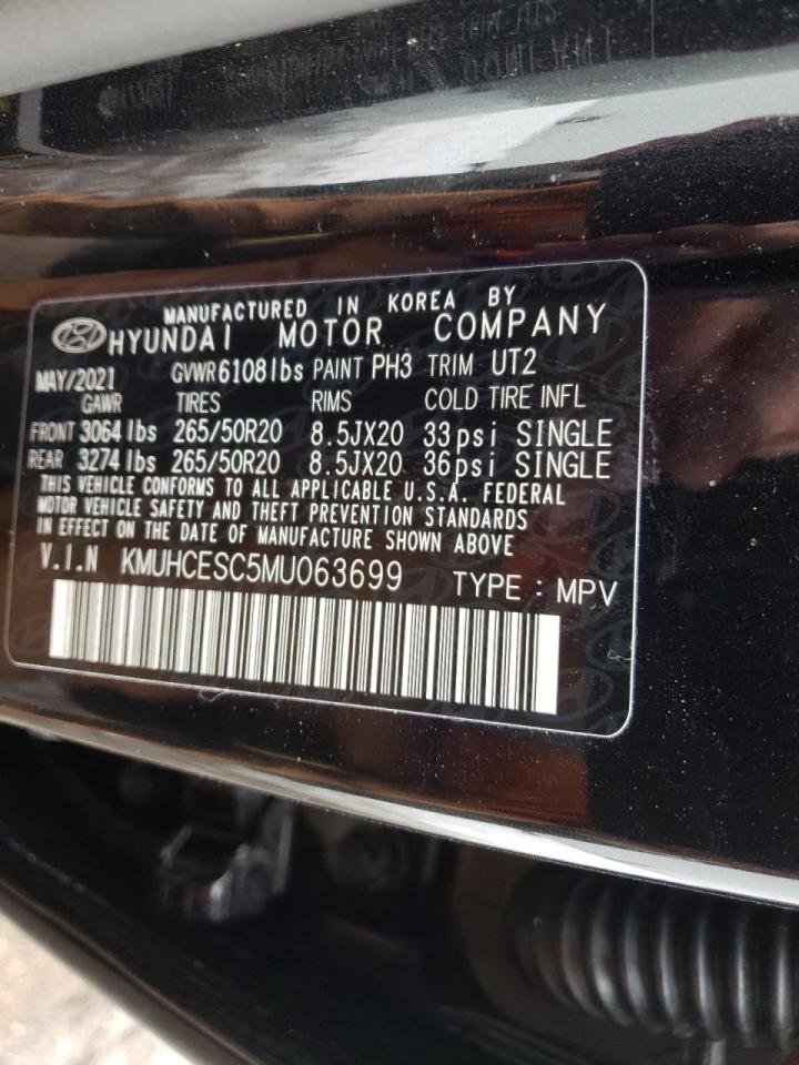 Photo 10 from auction – 2021 GENESIS GV80 BASE with VIN KMUHCESC5MU063699