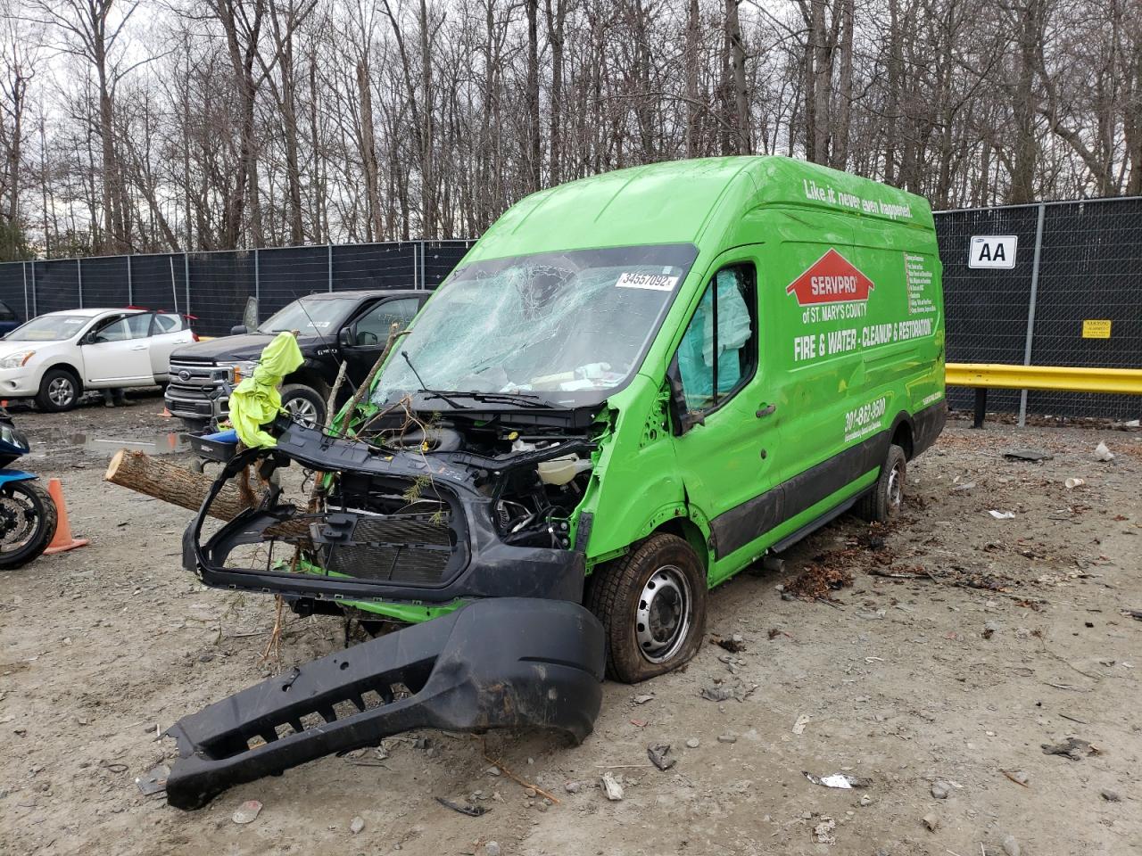 Photo 2 from auction – 2019 FORD TRANSIT T- with VIN 1FTBW3XM9KKA72842