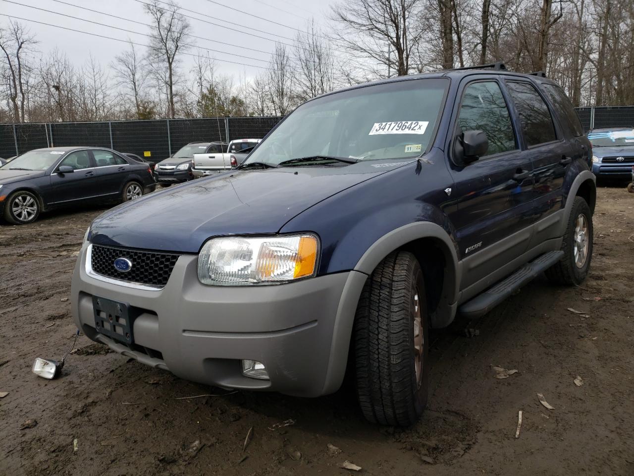 Photo 2 from auction – 2002 FORD ESCAPE XLT with VIN 1FMYU04162KA78960