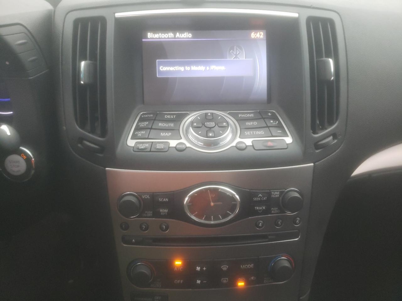 Photo 9 from auction – 2011 INFINITI G37 with VIN JN1CV6EL6BM260339