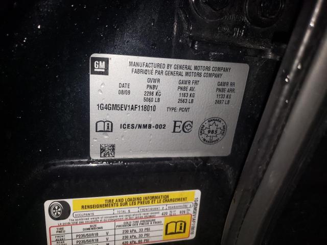 Photo 10 from auction – 2010 BUICK ALLURE/LAC with VIN 1G4GM5EV1AF118010