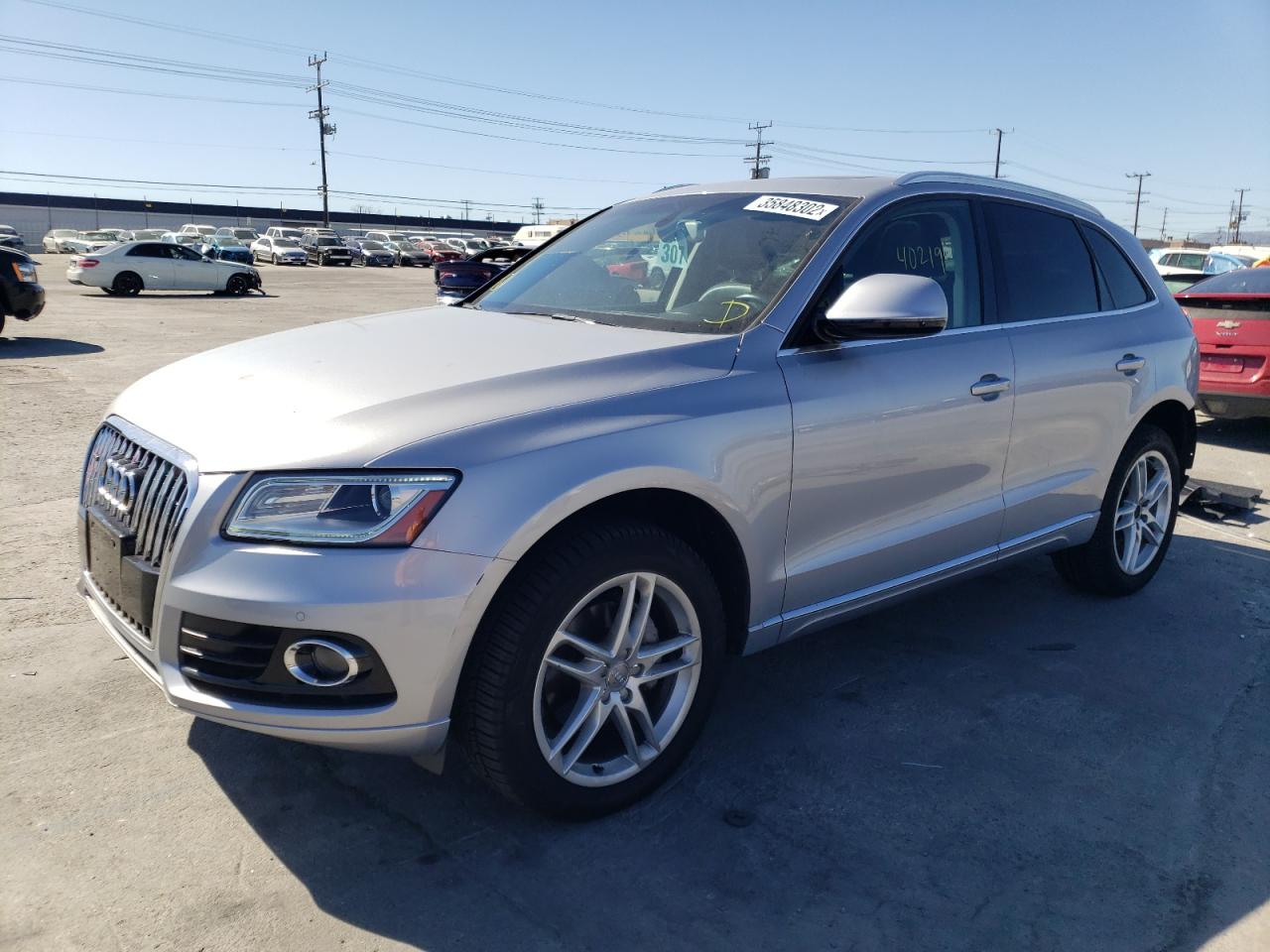 Photo 2 from auction – 2016 AUDI Q5 PREMIUM with VIN WA1L2AFP8GA058907