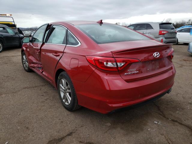 Photo 3 from auction – 2017 HYUNDAI SONATA SE with VIN 5NPE24AF2HH455201