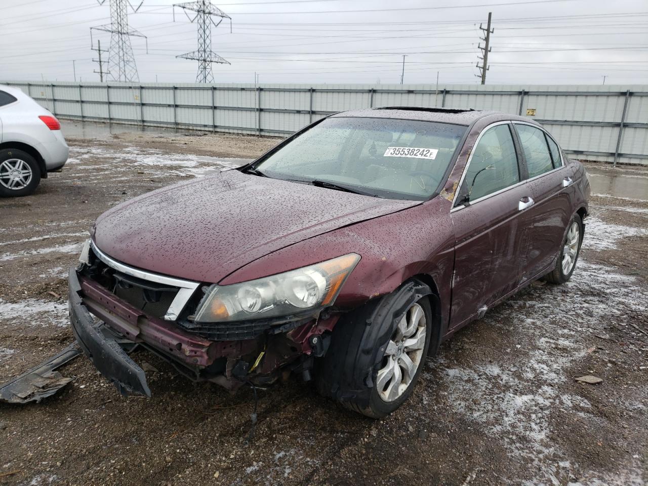 Photo 2 from auction – 2008 HONDA ACCORD EXL with VIN 1HGCP368X8A030556