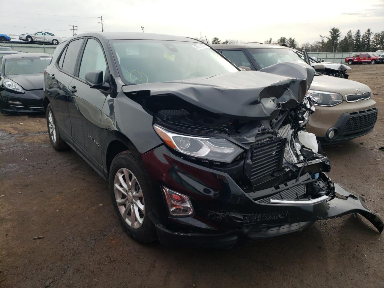 CHEVROLET EQUINOX 2020 with VIN 2GNAXHEVXL6271086 - Photo from auction