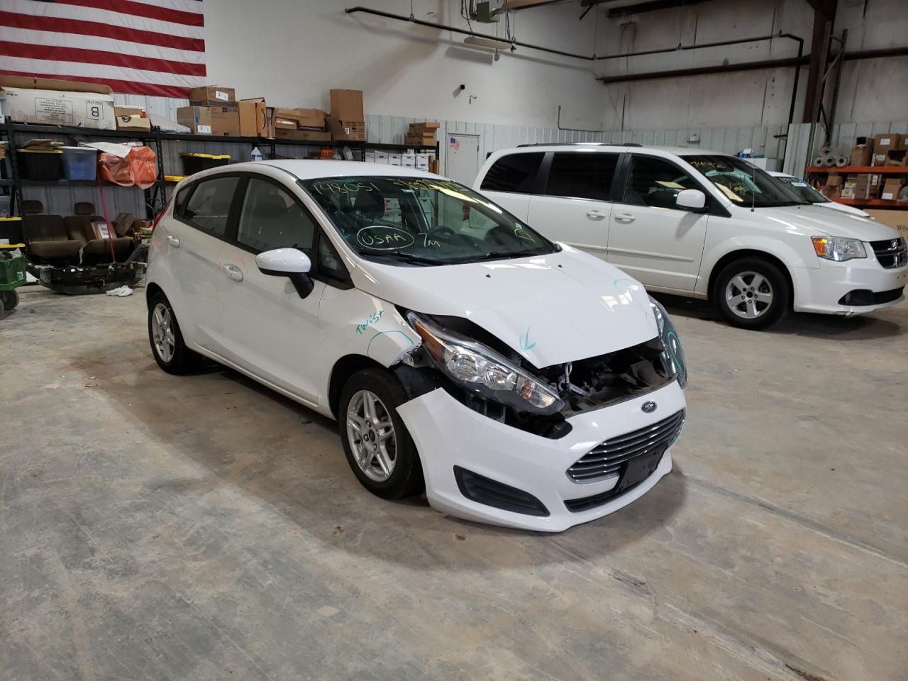 FORD FIESTA SE 2019 with VIN 3FADP4EJ4KM148051 - Photo from auction