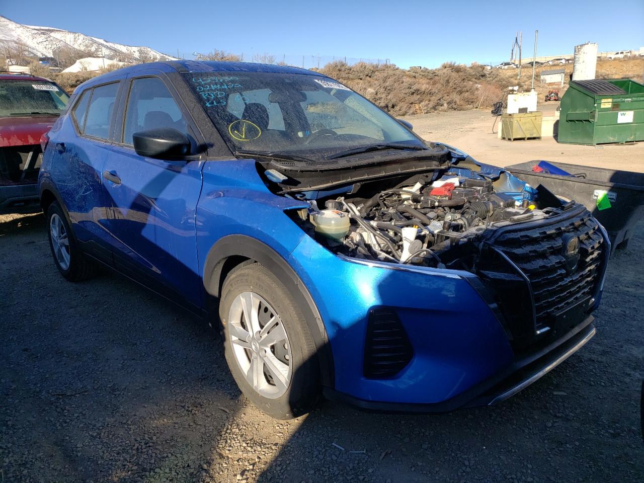 Photo 1 from auction – 2021 NISSAN KICKS S with VIN 3N1CP5BV7ML523929