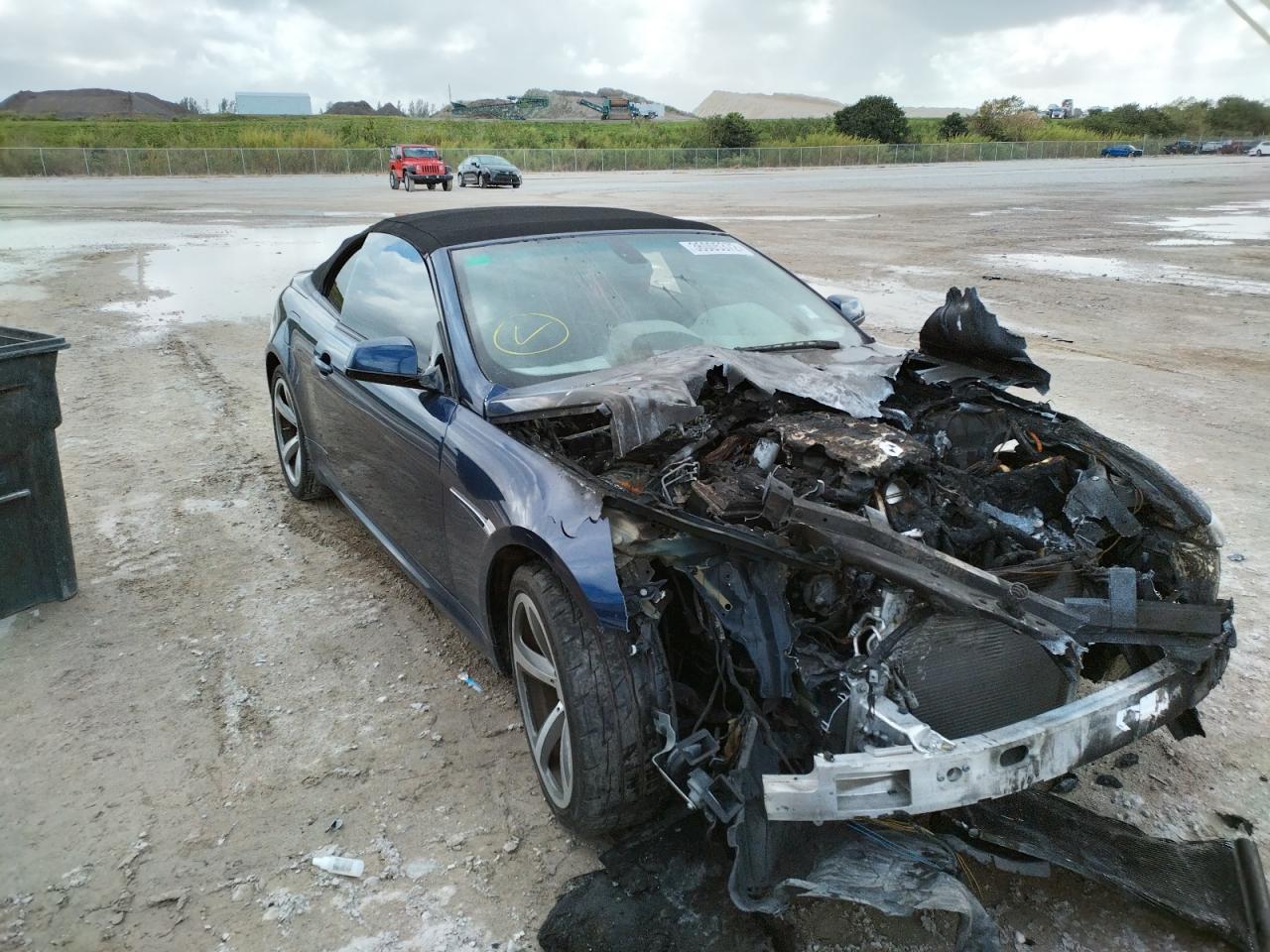 BMW 650 I 2010 with VIN WBAEB5C51AC225447 - Photo from auction