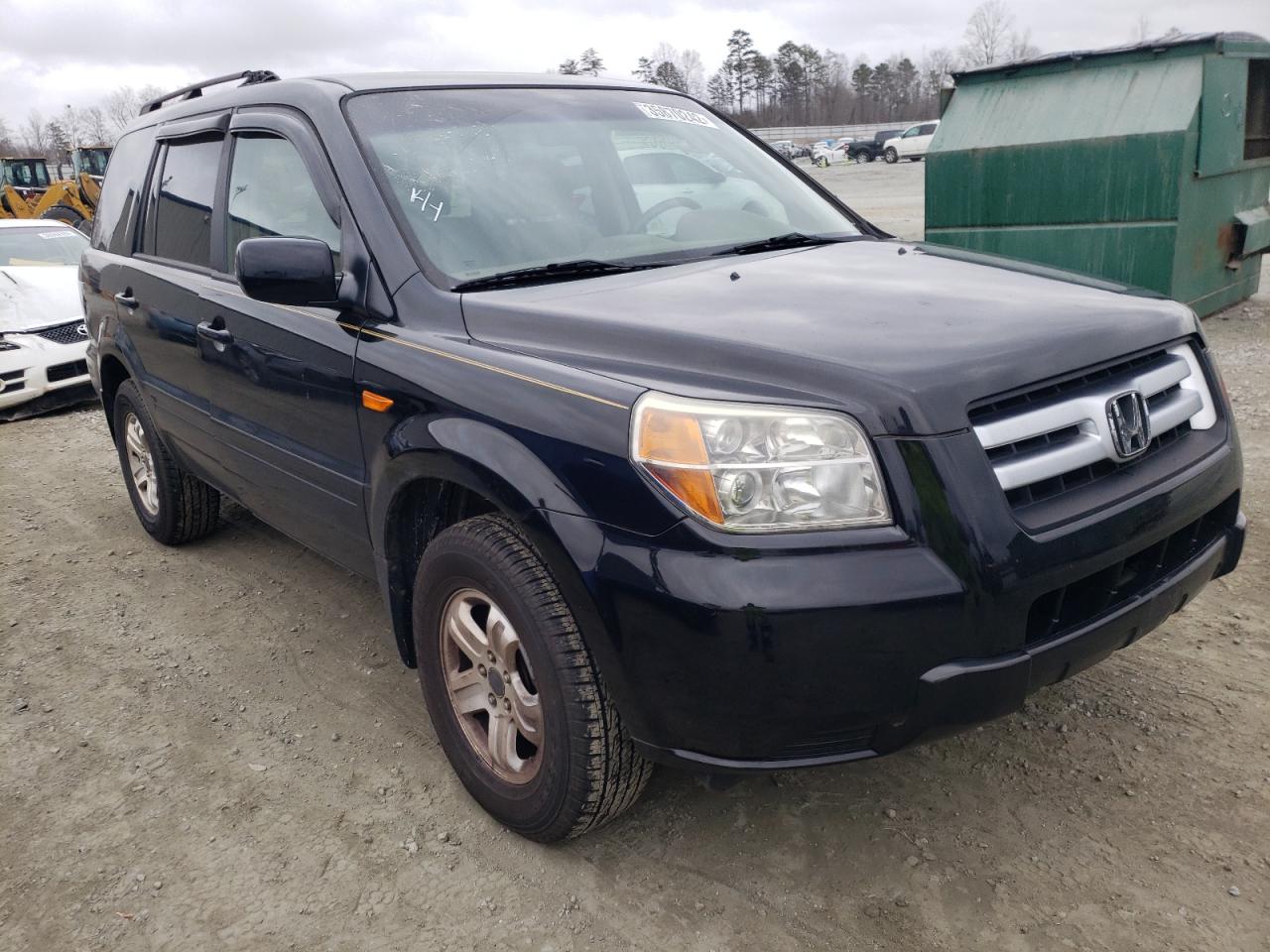 HONDA PILOT VP 2008 with VIN 5FNYF28278B025977 - Photo from auction