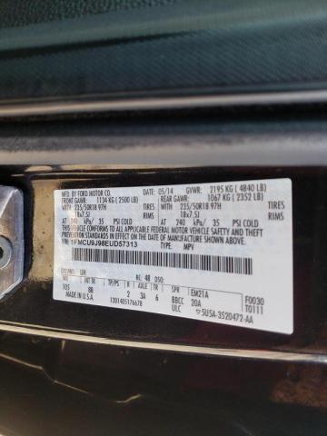 Photo 10 from auction – 2014 FORD ESCAPE with VIN 1FMCU9J98EUD57313