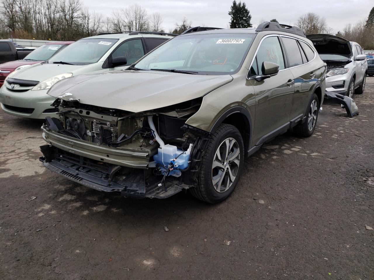 Photo 2 from auction – 2020 SUBARU OUTBACK LI with VIN 4S4BTANC9L3186774
