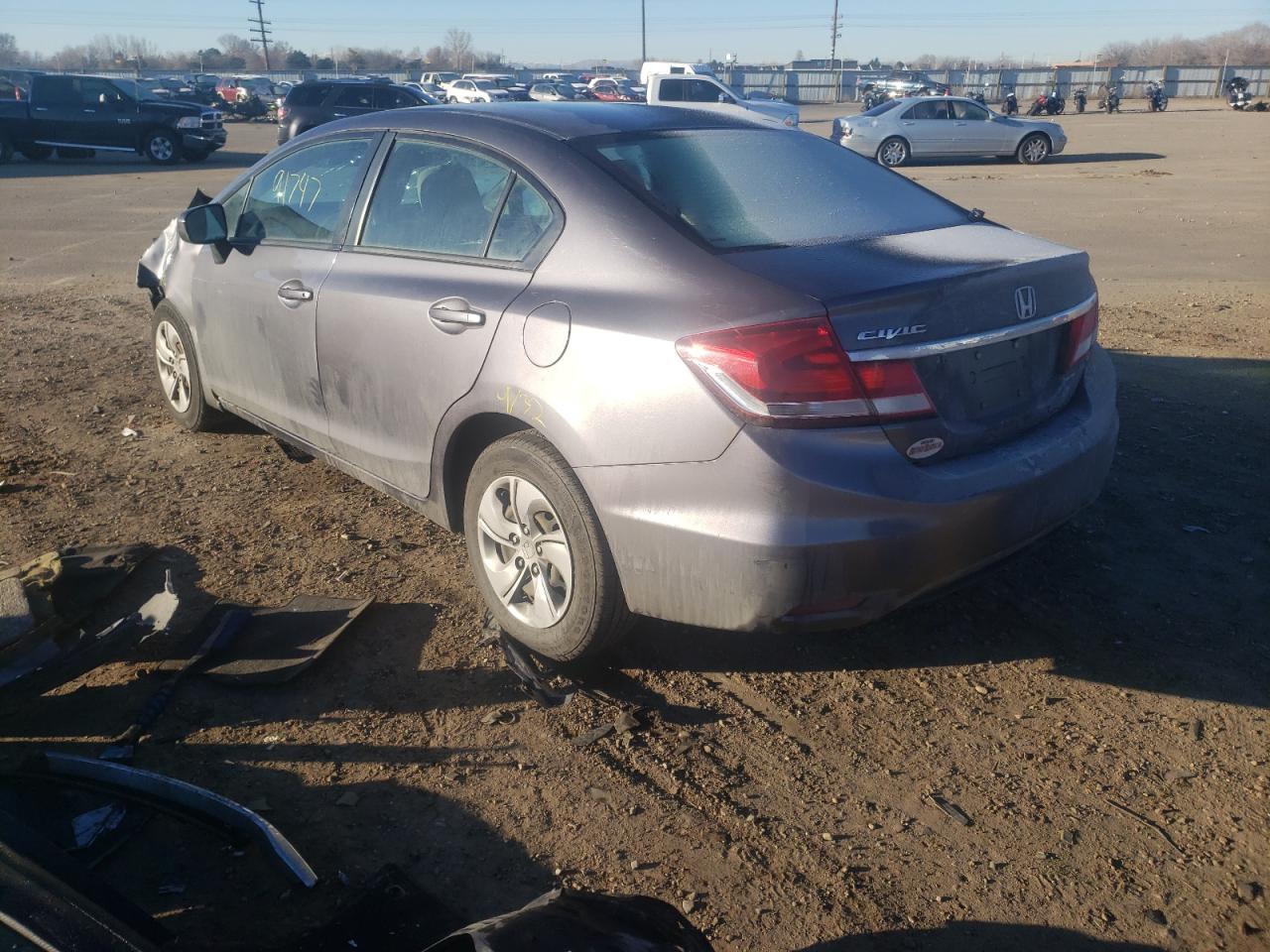 Photo 3 from auction – 2015 HONDA CIVIC LX with VIN 19XFB2F59FE255846