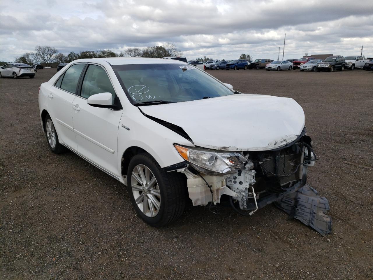 TOYOTA CAMRY HYBR 2013 with VIN 4T1BD1FK6DU089403 - Photo from auction