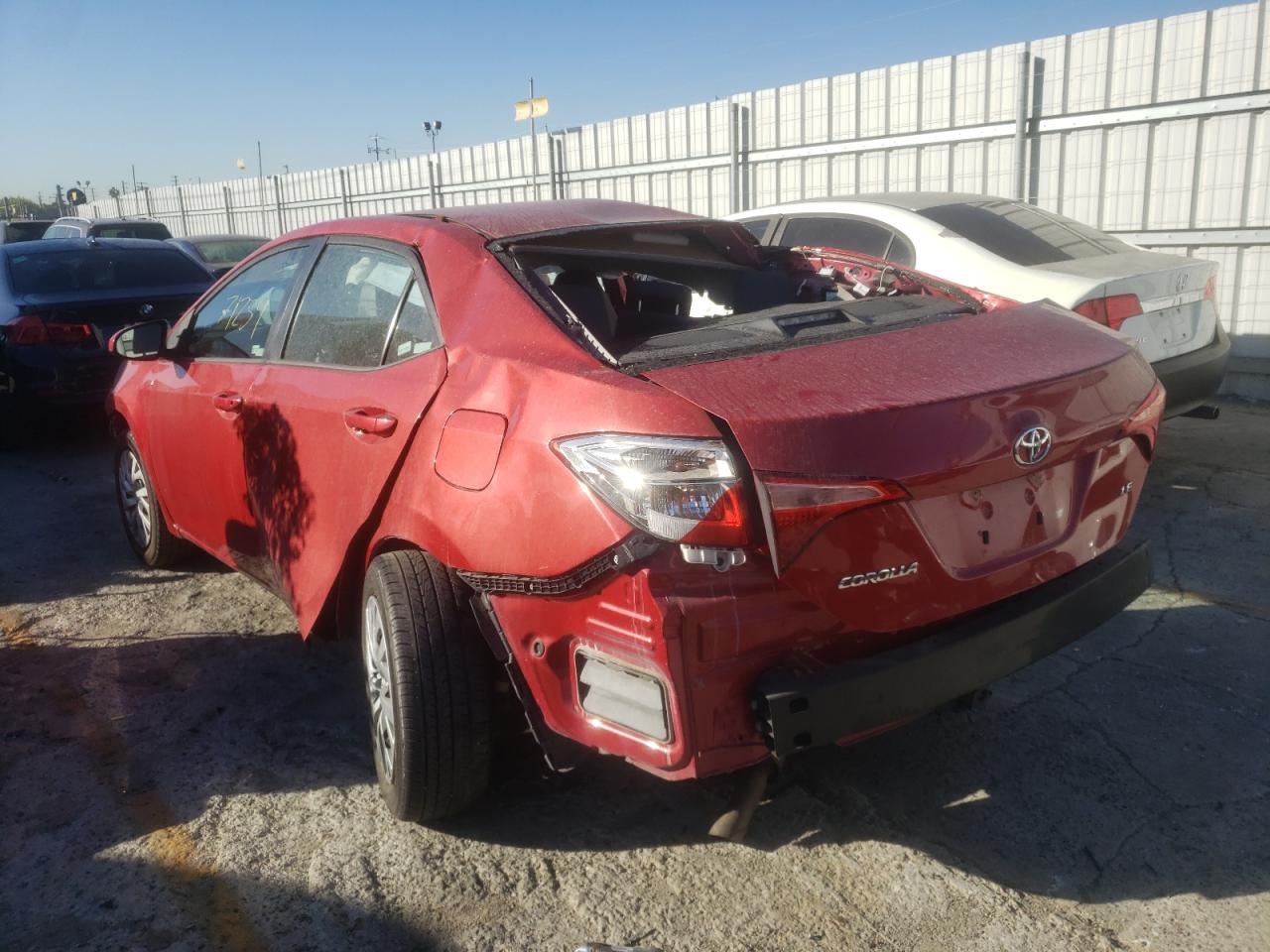Photo 3 from auction – 2018 TOYOTA COROLLA L with VIN 2T1BURHE3JC069001