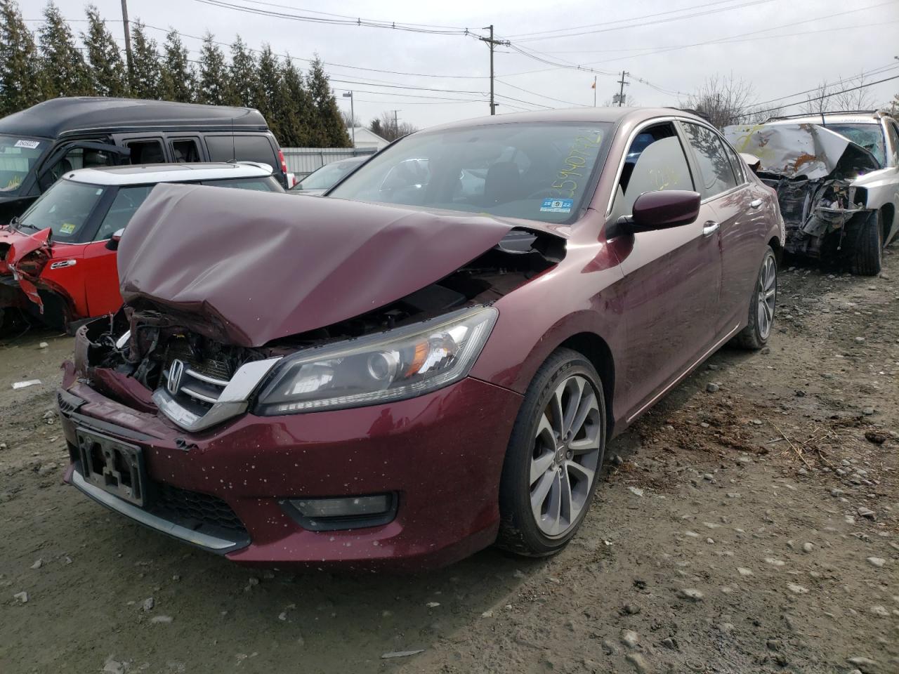 Photo 2 from auction – 2015 HONDA ACCORD SPO with VIN 1HGCR2F5XFA224656