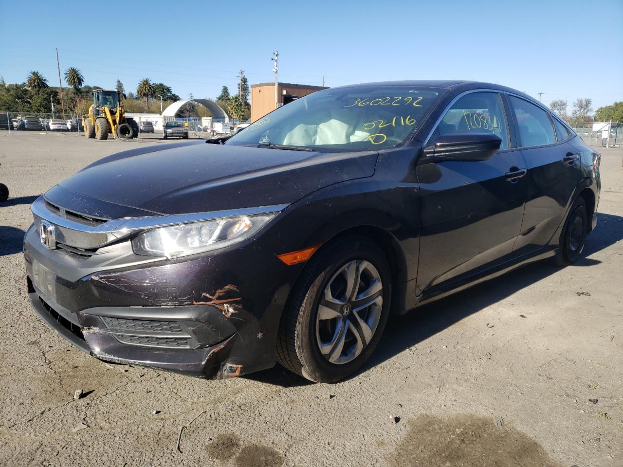 Photo 2 from auction – 2016 HONDA CIVIC LX with VIN 2HGFC2F50GH575979