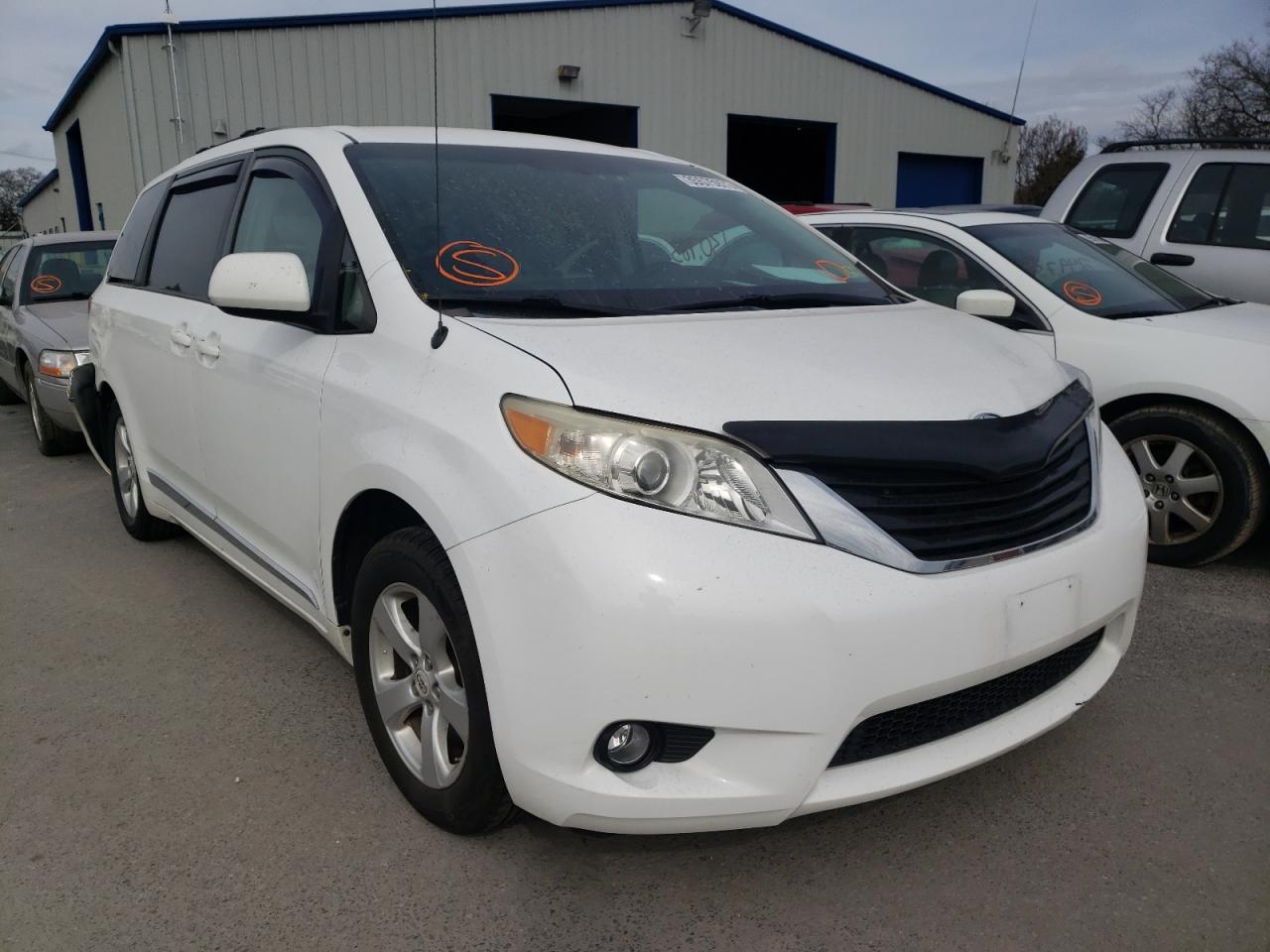 TOYOTA SIENNA LE 2012 with VIN 5TDKK3DC8CS245008 - Photo from auction