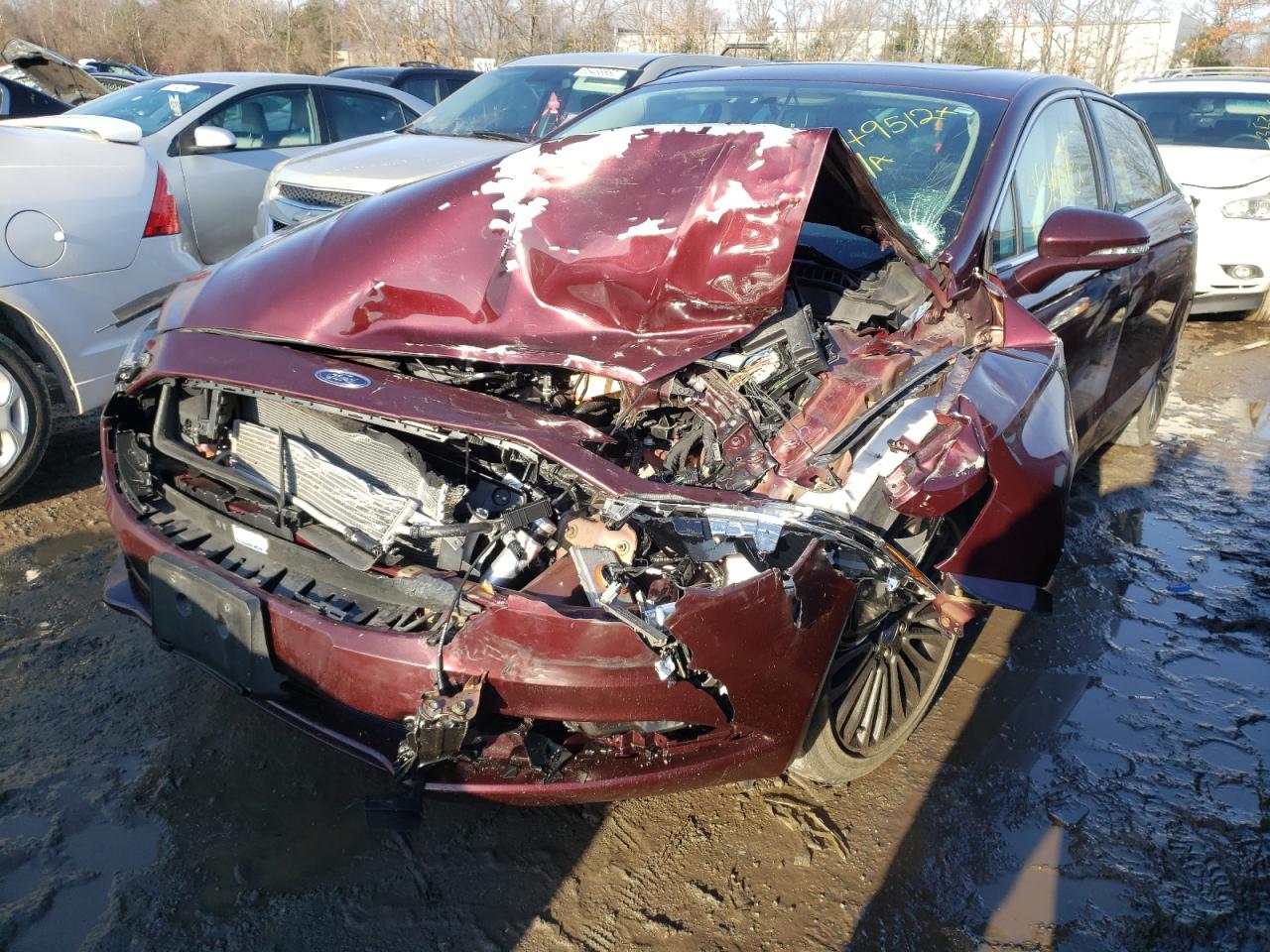 Photo 2 from auction – 2017 FORD FUSION SE with VIN 3FA6P0H94HR135928
