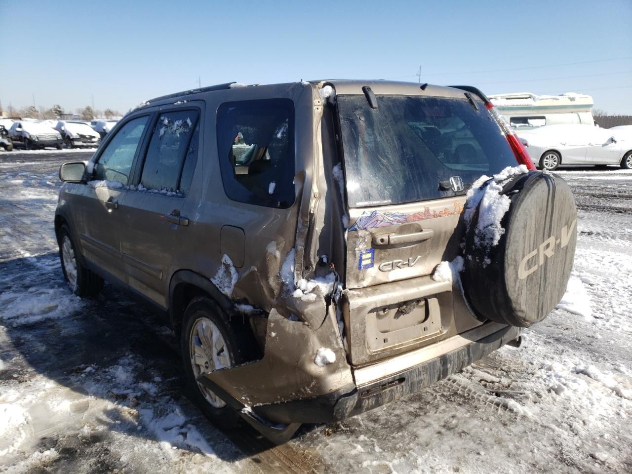 Photo 3 from auction – 2005 HONDA CR-V SE with VIN JHLRD78925C019228