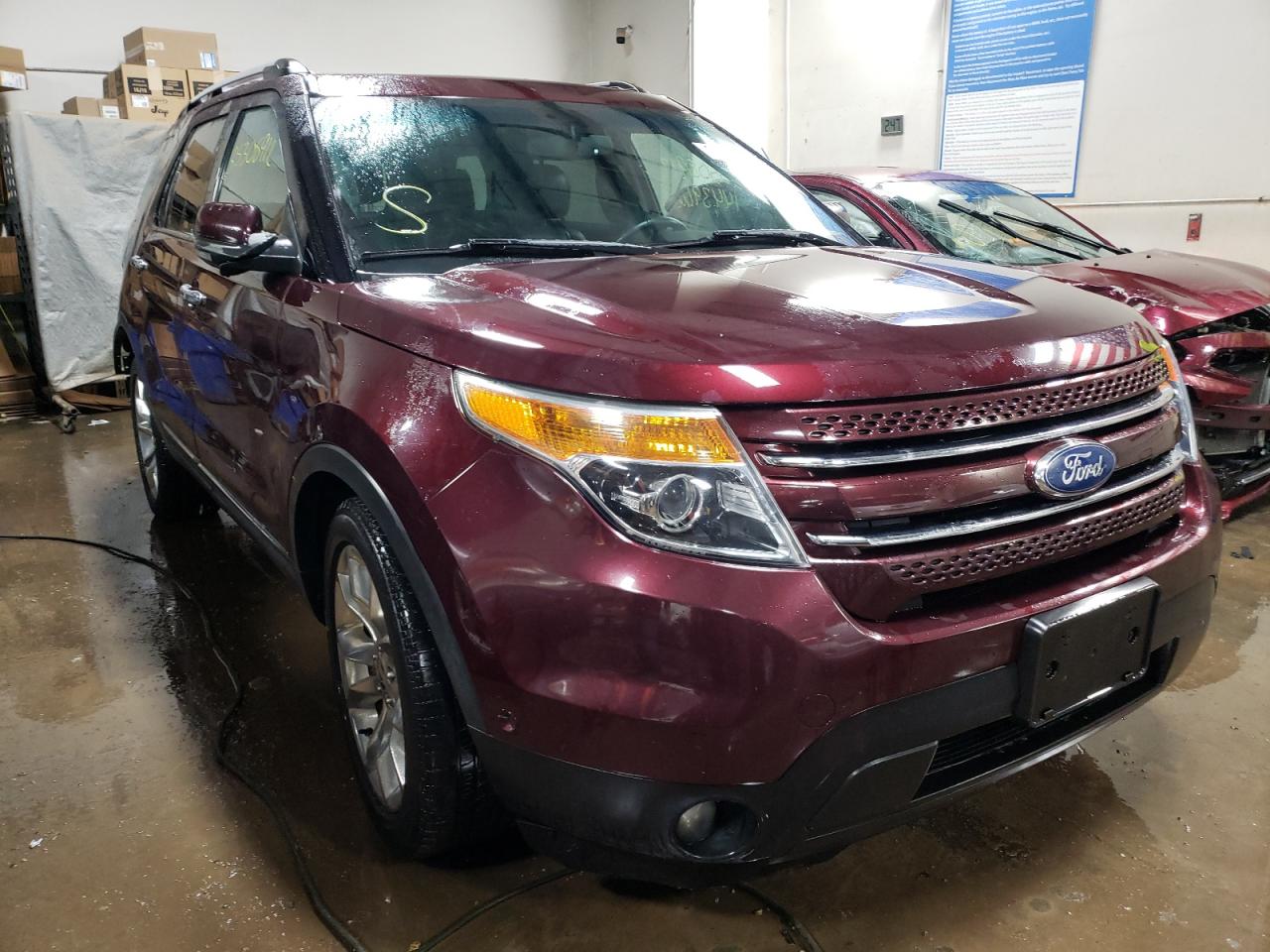 FORD EXPLORER L 2011 with VIN 1FMHK8F8XBGA79093 - Photo from auction