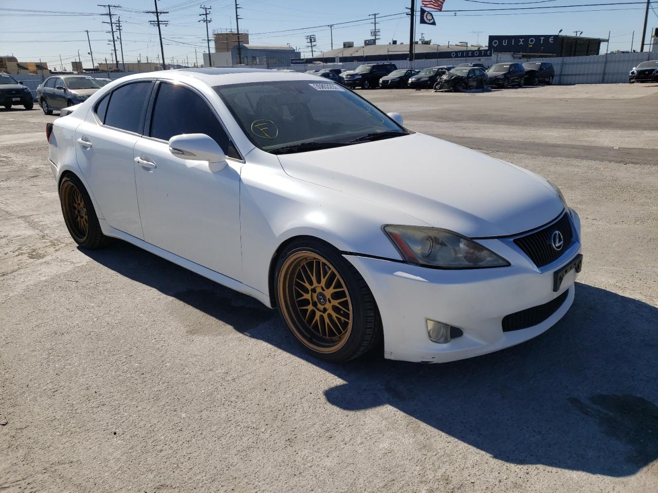 LEXUS IS 250 2010 with VIN JTHBF5C21A2095853 - Photo from auction