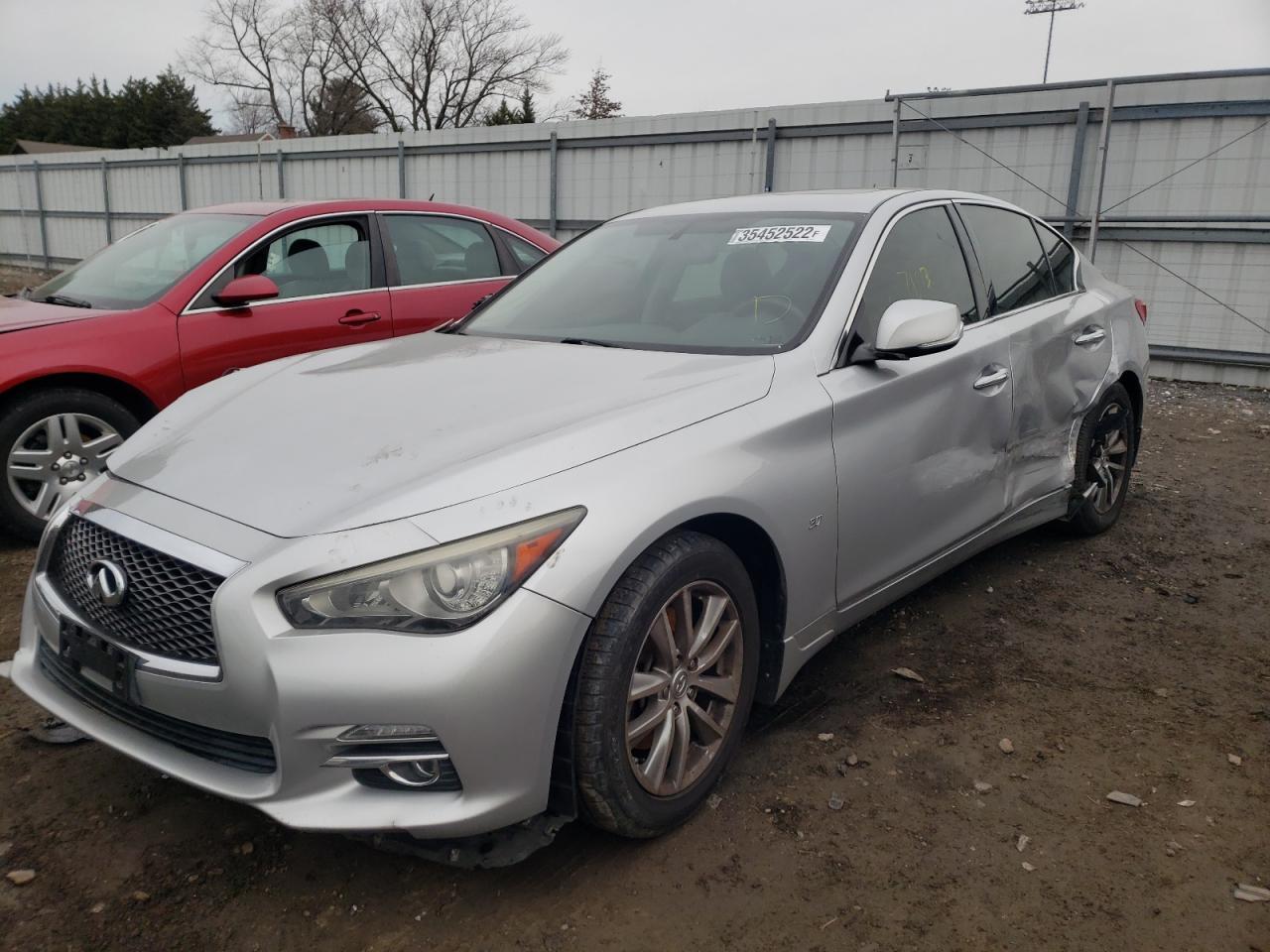 Photo 2 from auction – 2014 INFINITI Q50 BASE with VIN JN1BV7AR1EM694815