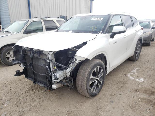 Photo 2 from auction – 2021 TOYOTA HIGHLANDER with VIN 5TDGBRCH8MS523199
