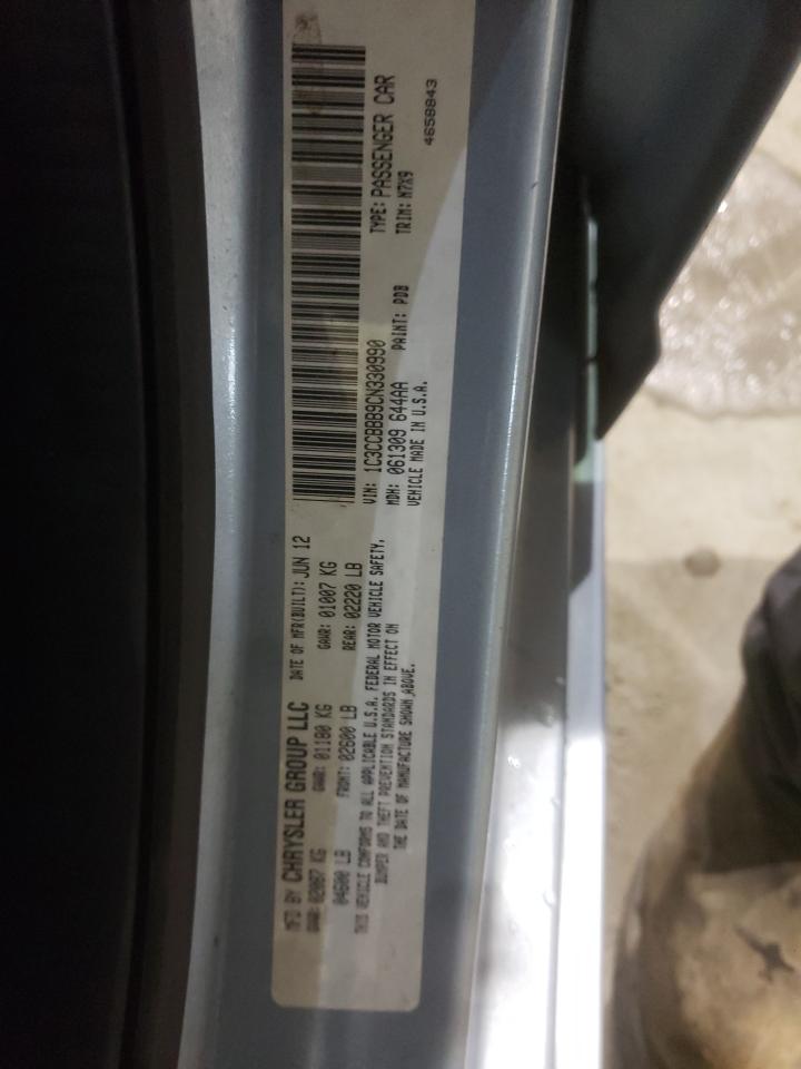 Photo 10 from auction – 2012 CHRYSLER 200 TOURIN with VIN 1C3CCBBB9CN330990