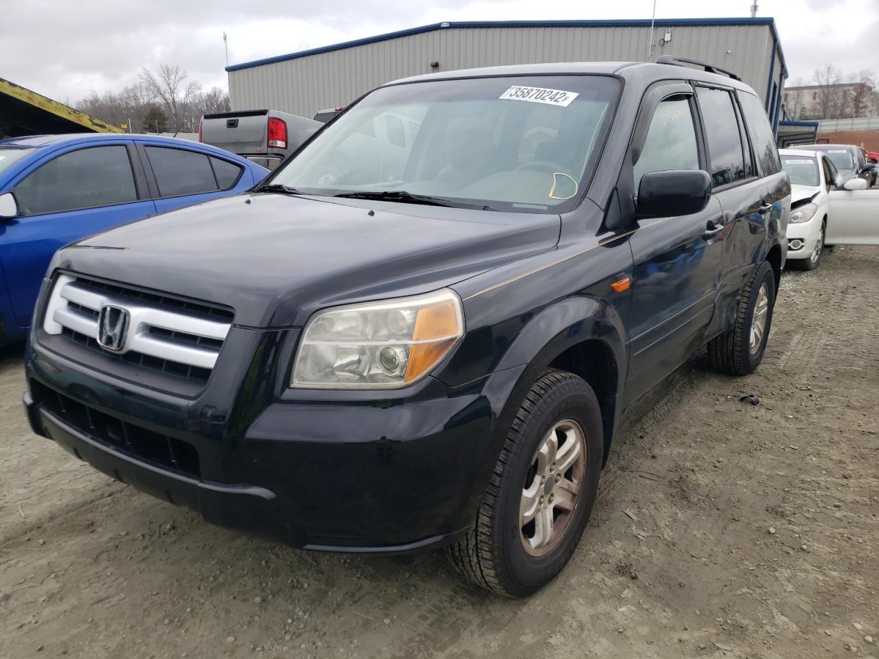 Photo 2 from auction – 2008 HONDA PILOT VP with VIN 5FNYF28278B025977