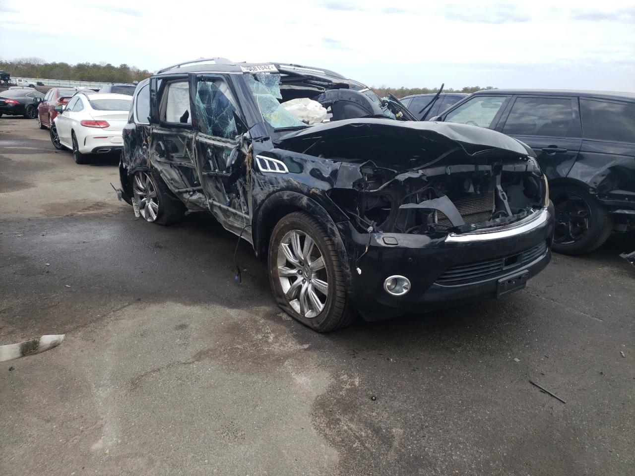 INFINITI QX56 2011 with VIN JN8AZ2NE3B9006288 - Photo from auction
