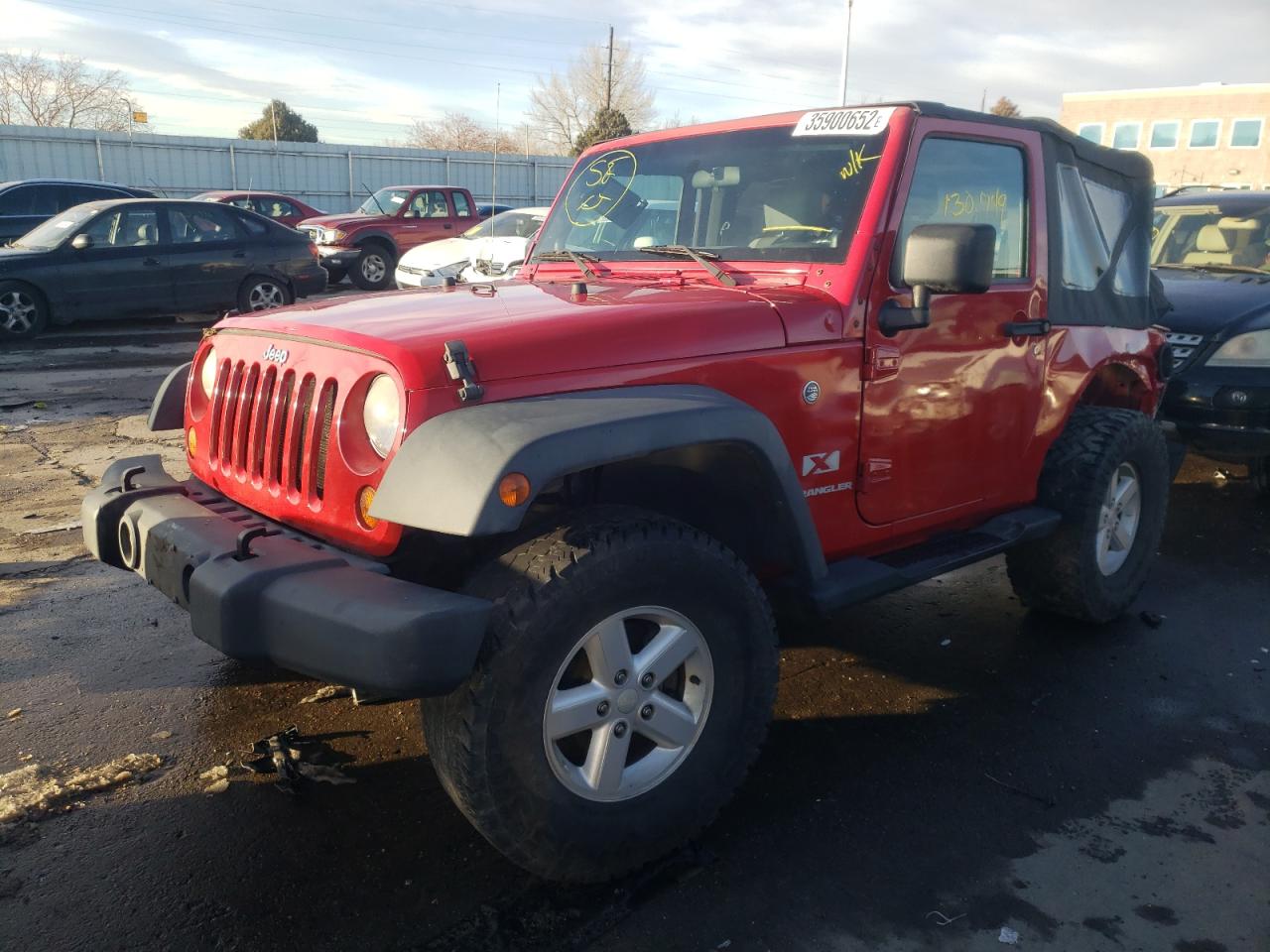 Photo 2 from auction – 2007 JEEP WRANGLER X with VIN 1J4FA24167L118949