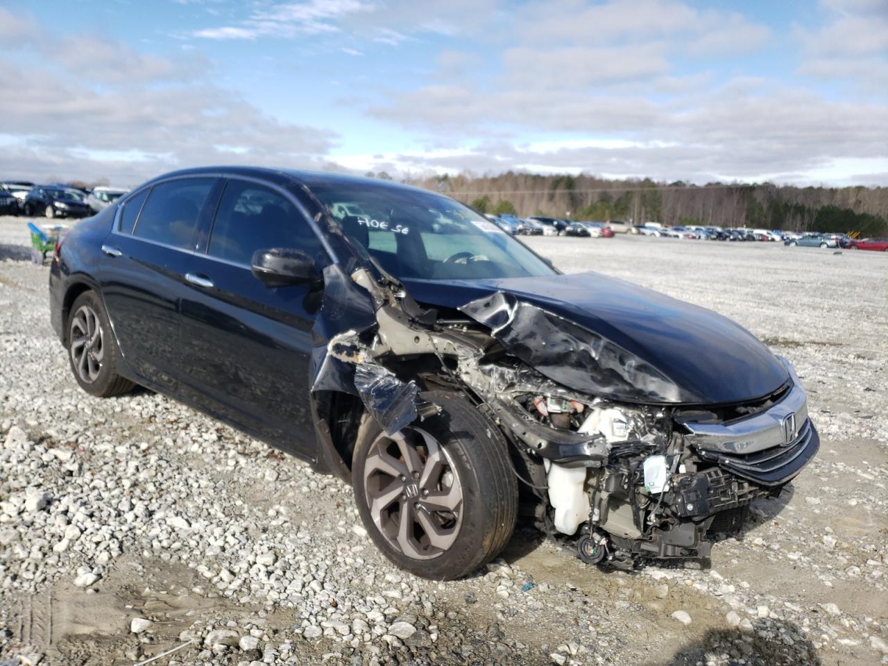 HONDA ACCORD EXL 2017 with VIN 1HGCR3F84HA043653 - Photo from auction