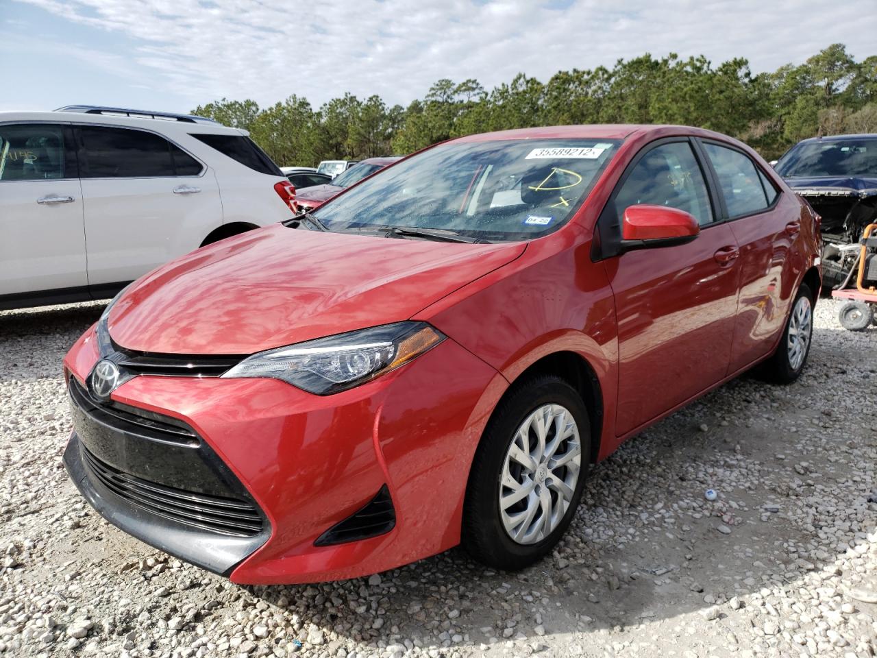 Photo 2 from auction – 2017 TOYOTA COROLLA L with VIN 5YFBURHE7HP693569