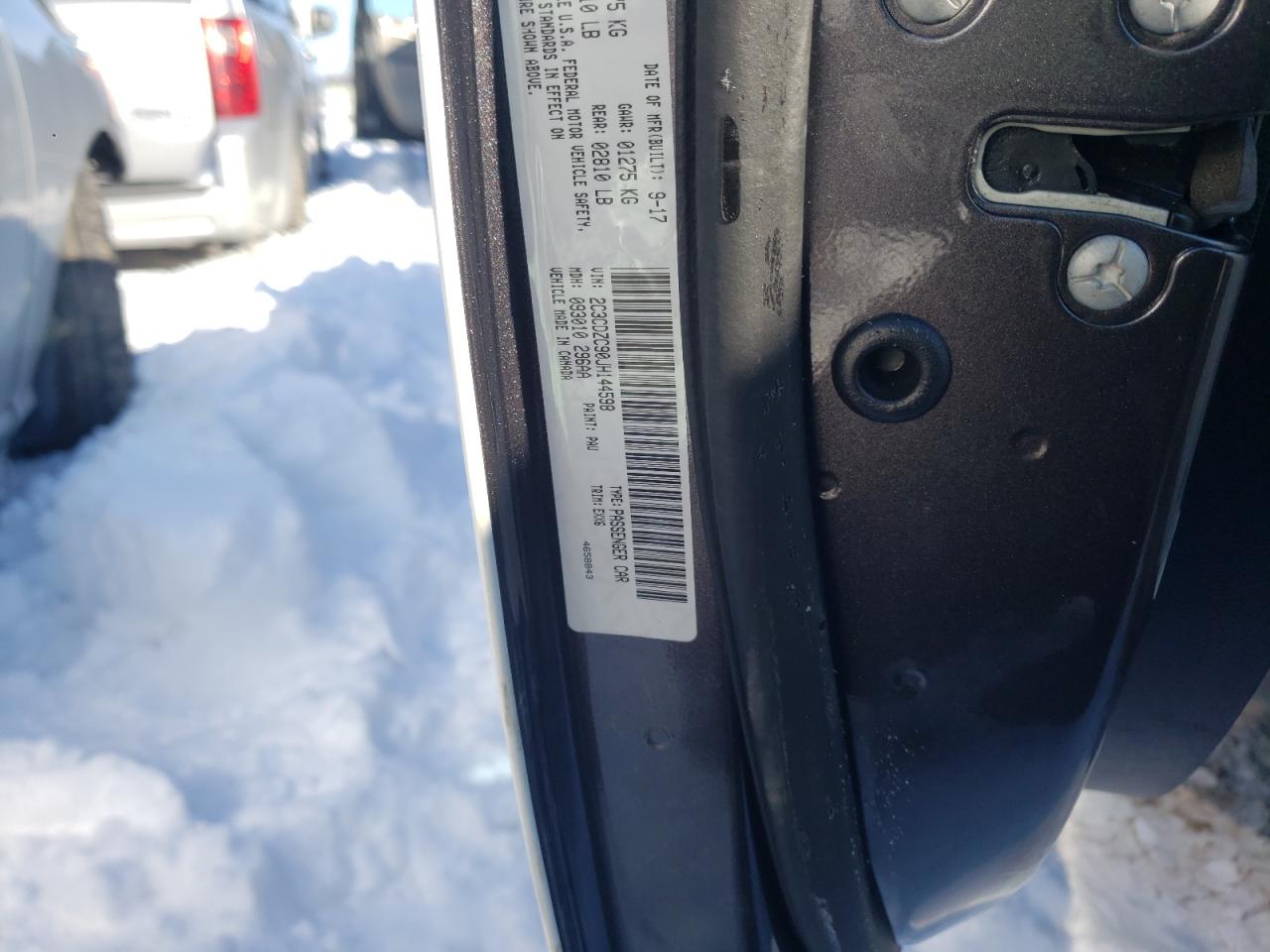 Photo 10 from auction – 2018 DODGE CHALLENGER with VIN 2C3CDZC90JH144598