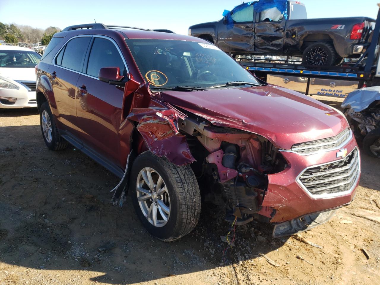 CHEVROLET EQUINOX LT 2017 with VIN 2GNALCEK0H1525204 - Photo from auction