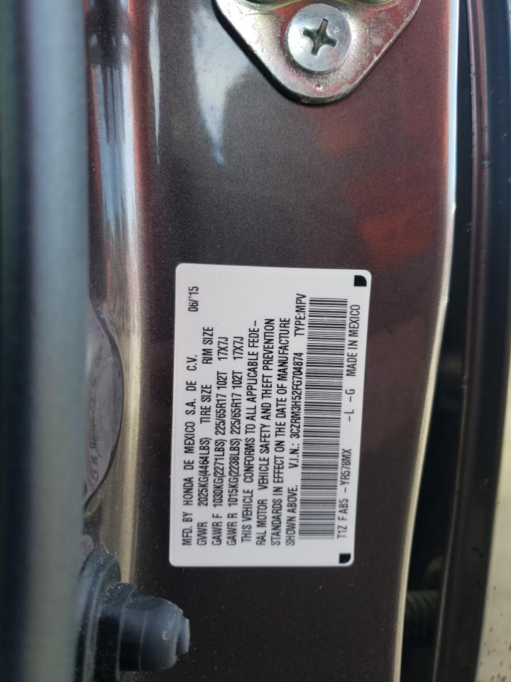 Photo 10 from auction – 2015 HONDA CR-V EX with VIN 3CZRM3H52FG704874