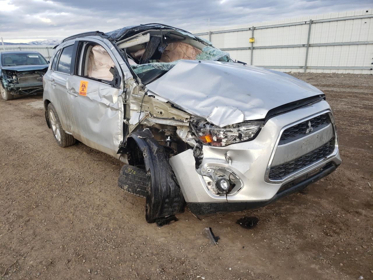 MITSUBISHI OUTLANDER 2013 with VIN 4A4AR4AU9DE019795 - Photo from auction