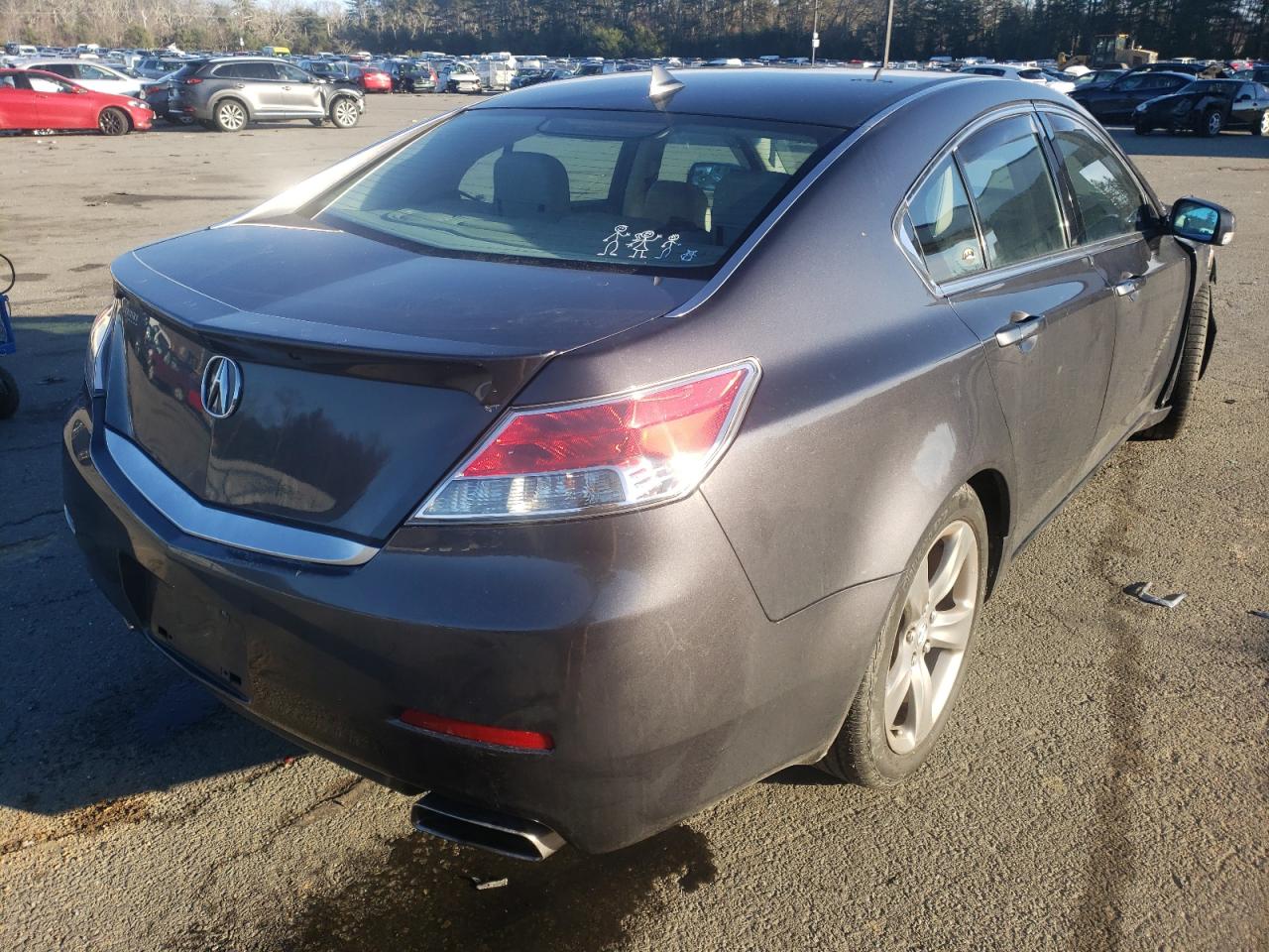 Photo 4 from auction – 2012 ACURA TL with VIN 19UUA9F53CA012150