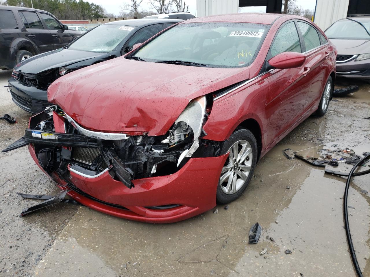 Photo 2 from auction – 2012 HYUNDAI SONATA GLS with VIN 5NPEB4AC6CH490354
