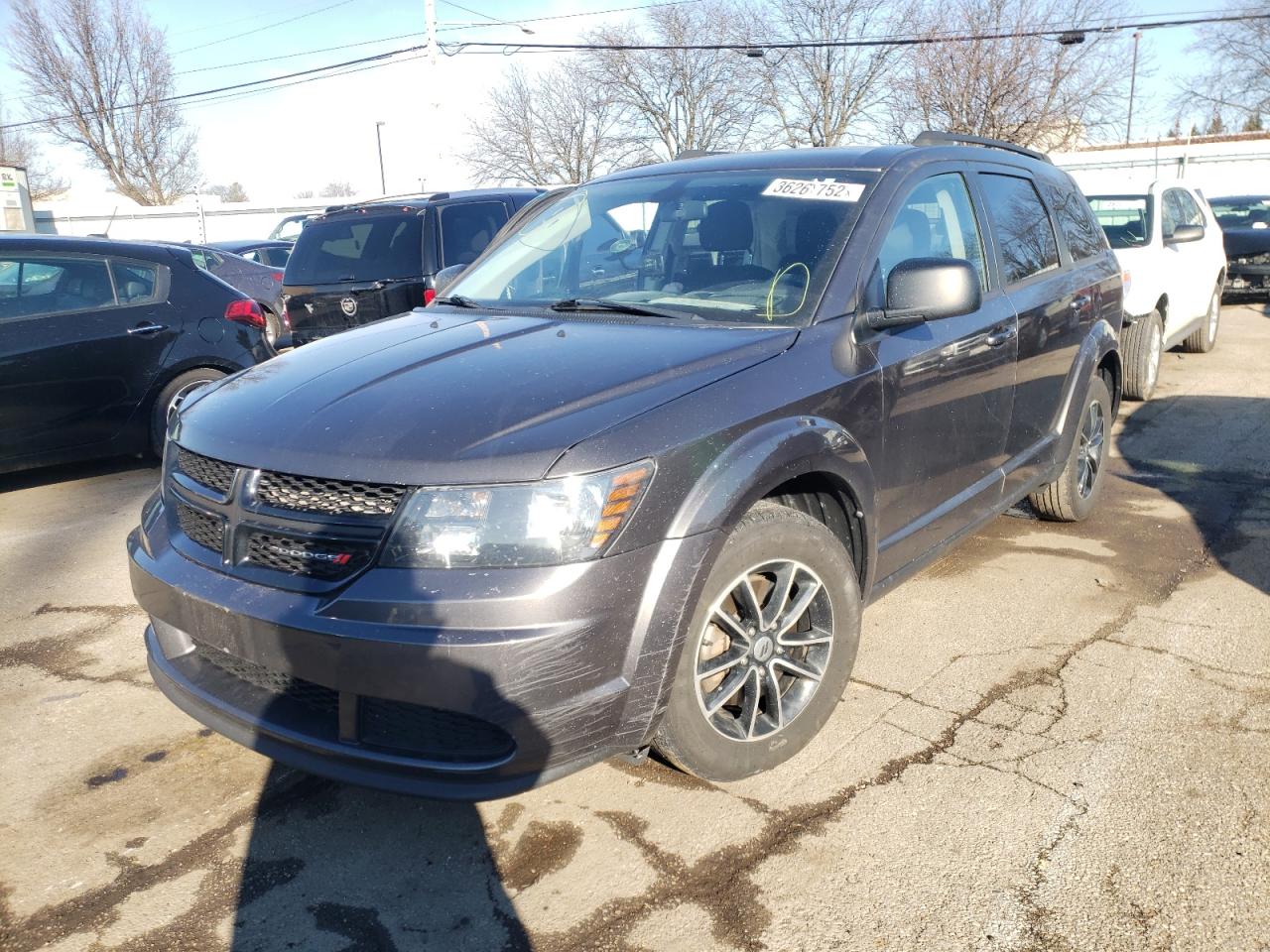 Photo 2 from auction – 2018 DODGE JOURNEY SE with VIN 3C4PDCAB0JT382281