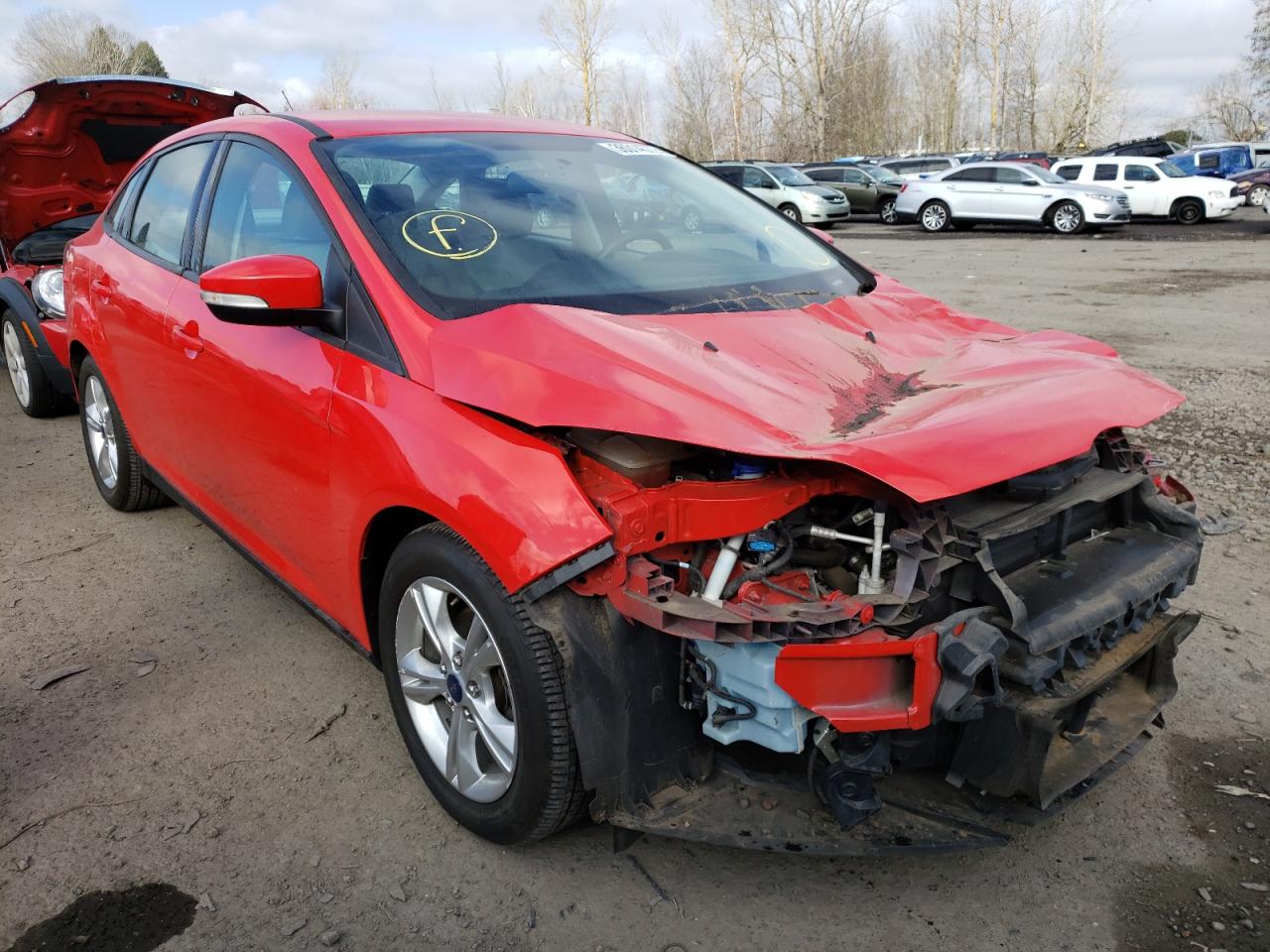 FORD FOCUS SE 2014 with VIN 1FADP3F26EL265850 - Photo from auction