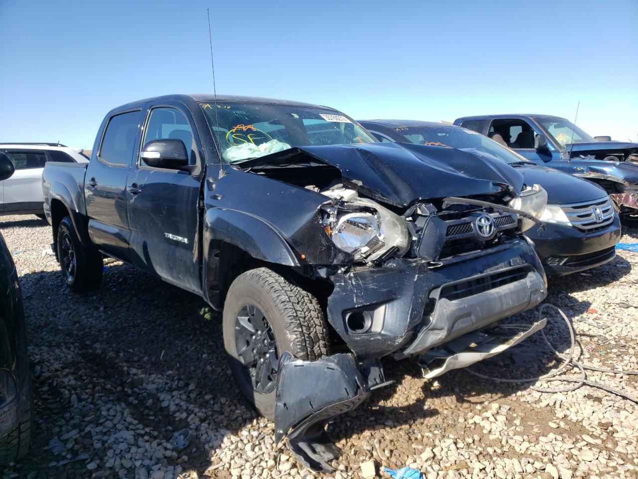 TOYOTA TACOMA DOU 2014 with VIN 5TFLU4ENXEX100408 - Photo from auction