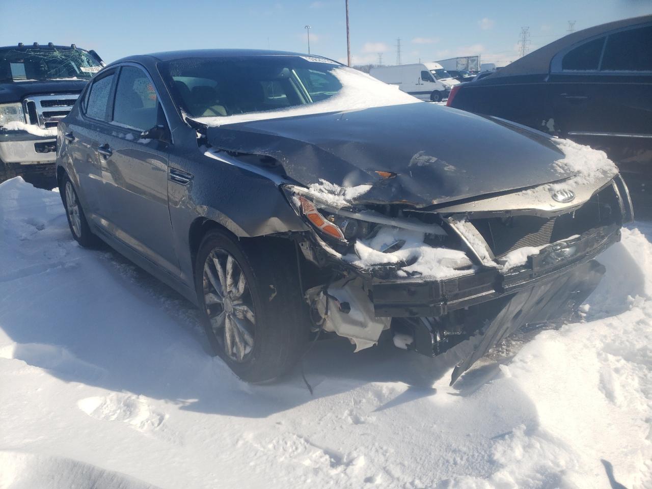 KIA OPTIMA EX 2014 with VIN 5XXGN4A73EG272390 - Photo from auction