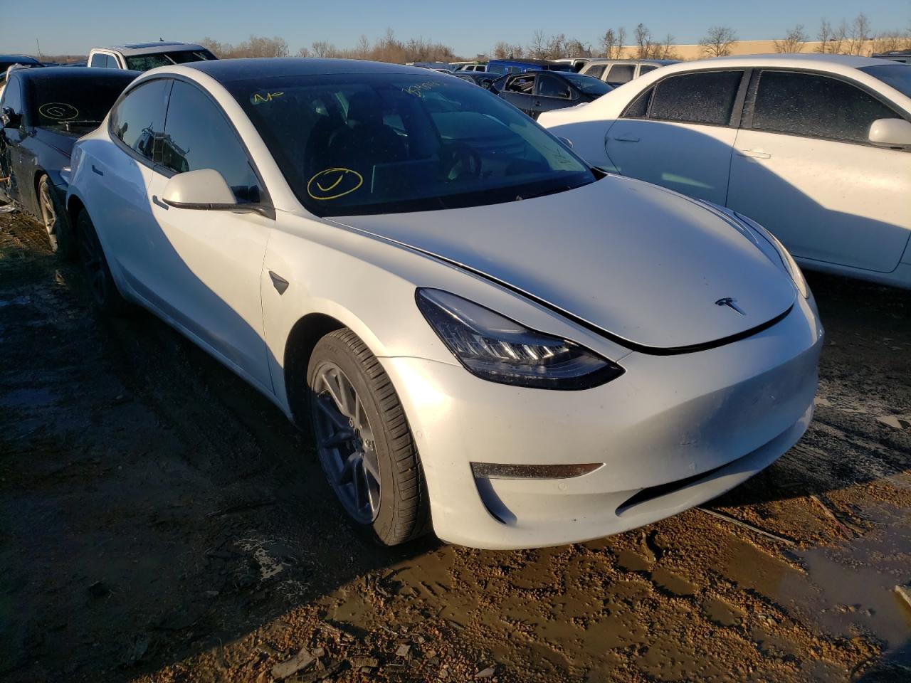 TESLA MODEL 3 2020 with VIN 5YJ3E1EB6LF637723 - Photo from auction