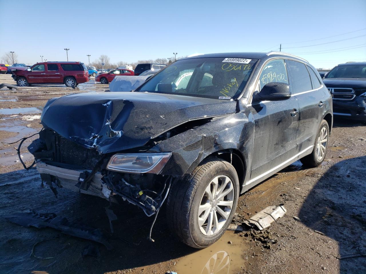 Photo 2 from auction – 2014 AUDI Q5 PREMIUM with VIN WA1LFAFP8EA056172